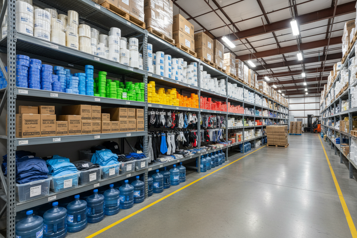 maybe to much because i only sell packing tape, stretch film, painters tape for houses and for cars, nitrile gloves, cooling shirts, cooling towels, arm sleeves, neck gaiters, 2 gallon water jugs, 